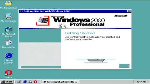 Uninstalling all drivers on Windows 2000.