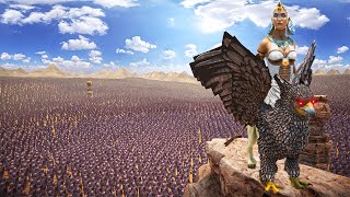 Cleopatra Castle | BirdLion Attacked By Undead Knights: Clash in Ultimate Epic Battle Simulator 2! screenshot 5