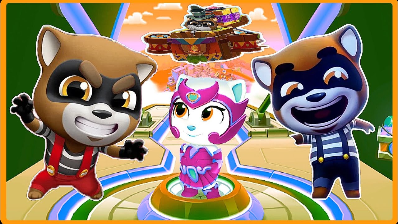 Talking Tom Hero Dash - Angela - Walkthrough Boss - Full Screen - Android Gameplay - Akhigames