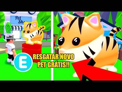 como ganhar o novo pet gratis no adopt me roblox youtube