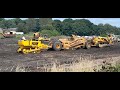 caterpillar military D8 scraper box, cat D7, Priestman VC20 TM90 Cromford steam rally 2024
