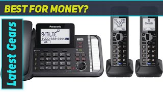 Panasonic 2-Line Corded/Cordless Phone System - Best for Home & Office Communication