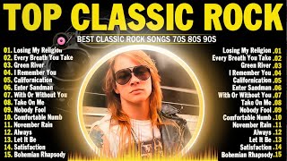 ACDC, Queen, Bon Jovi, Scorpions, Aerosmith, Nivrana, Guns N Roses - Classic Rock Songs 70s 80s 90s