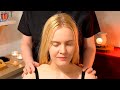 Asmr face scalp and neck massage with aroma oils unintentional asmr real person asmr