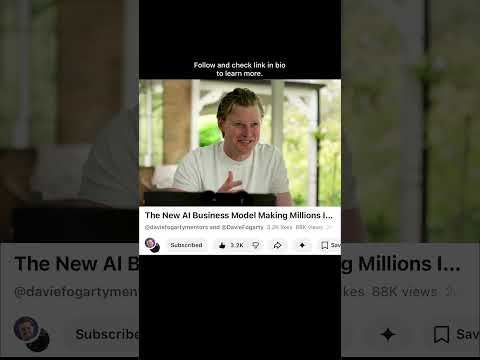 The new AI business model making millions.