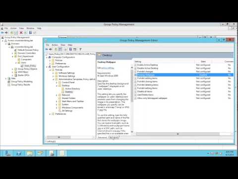 *NEW* Configuring Group Policy on Windows Server 2012 (Complete)