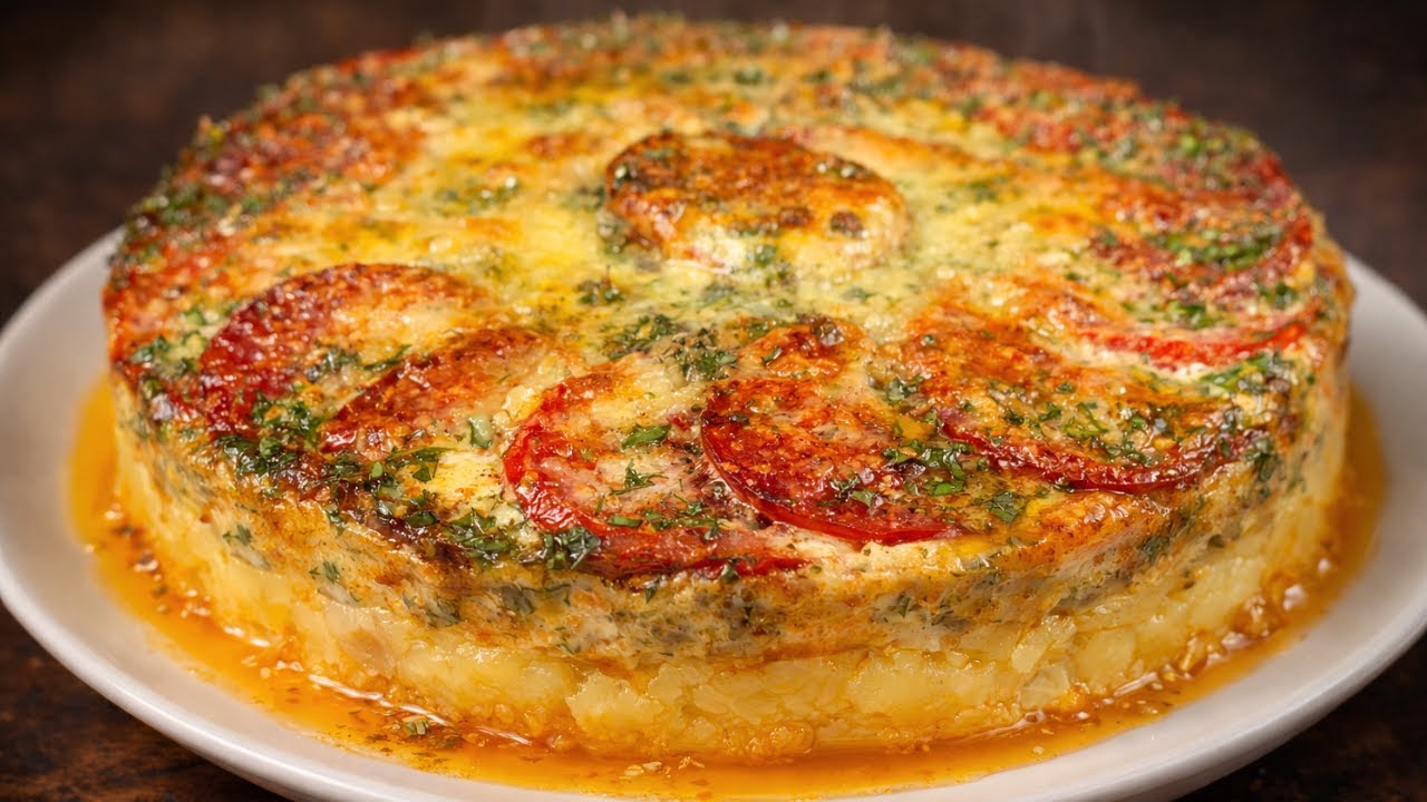 Вы никогда раньше не ели такого вкусного ужина. Картофельный пирог за 15 минут!