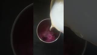 beetroot juice 🥤🥤🥤 milk