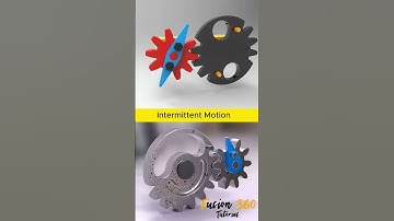 Intermittent Motion Gears #mechanical #mechansim #engineering #cad #solidworks #fusion360