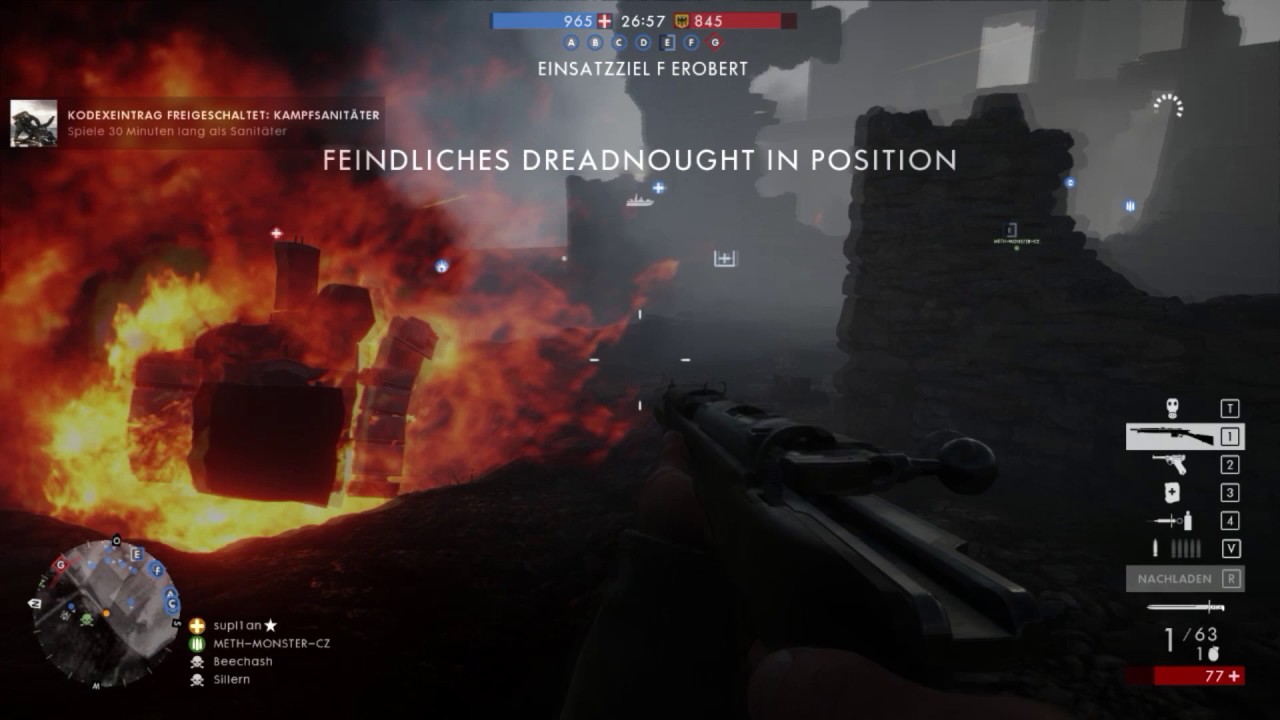 Battlefield 1 - Nasty Close Combat