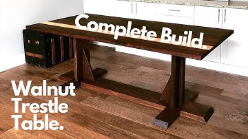 Walnut Trestle Dining Table Build