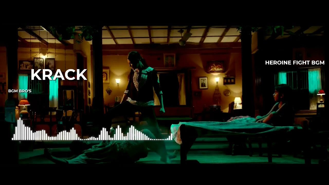 Krack BGM - Heroine Mass Fight  BGM | Krack Fight BGM | Ravi Teja |Shruthi Hassan | Thaman S BGMS