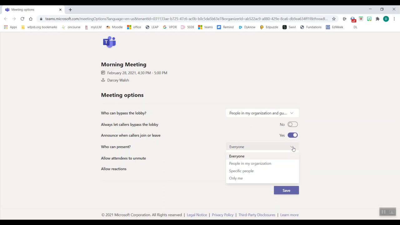 Meeting Settings In Teams YouTube Meeting Settings In Teams YouTube