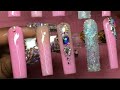 LUXURY PRESS ONS | PINK FREESTYLE ✨| FULL SET ACRYLIC PRESS ON NAIL TUTORIAL