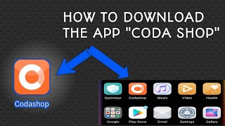 How to Download Coda shop (English) easy way to download Coda shop