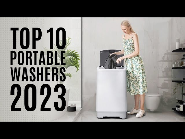 Top 10: Best Portable Washers in 2023 / Portable Washing Machine, Compact  Clothes Washer 