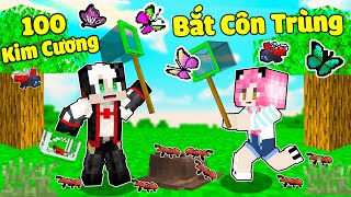 MỀU THỬ THÁCH 24 GIỜ LÀM NHÀ SƯU TẦM CÔN TRÙNG TRONG MINECRAFT*REDHOOD BÍ MẬT CẦU HÔN MỀU VÀ CÁI KẾT screenshot 4