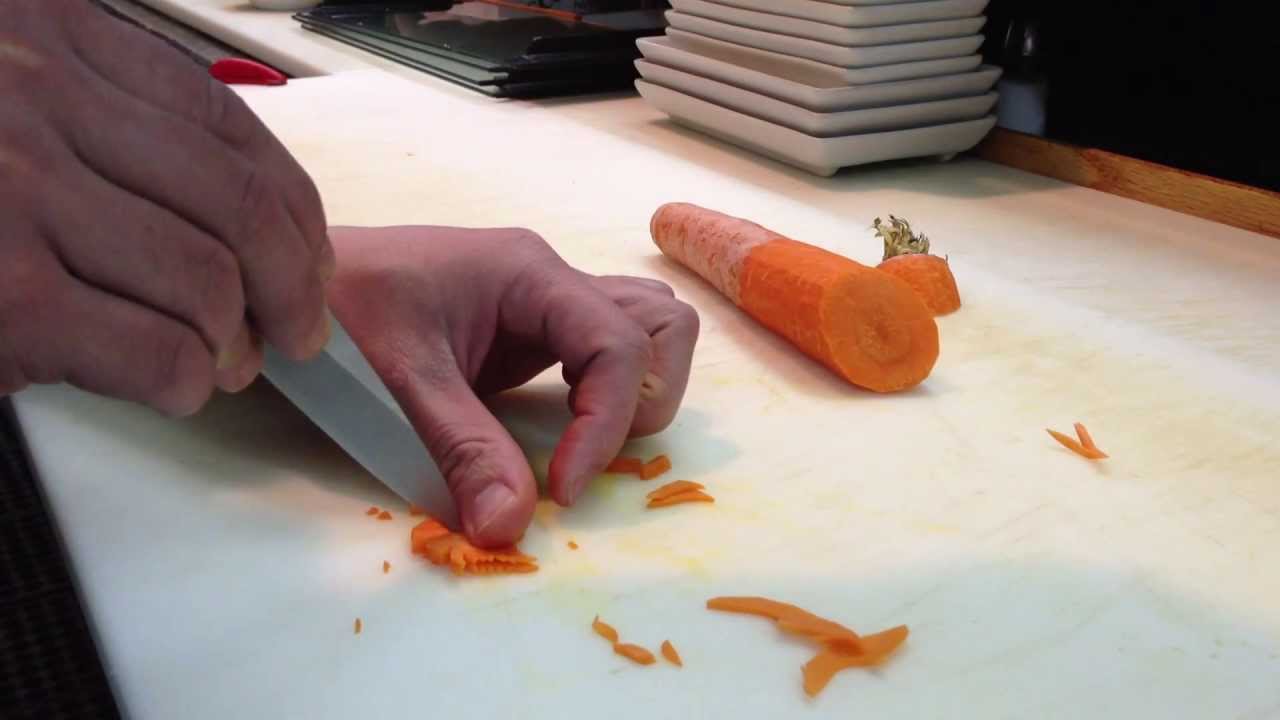 How To Carve A Carrot Butterfly!! By Chef Quoc N. YouTube