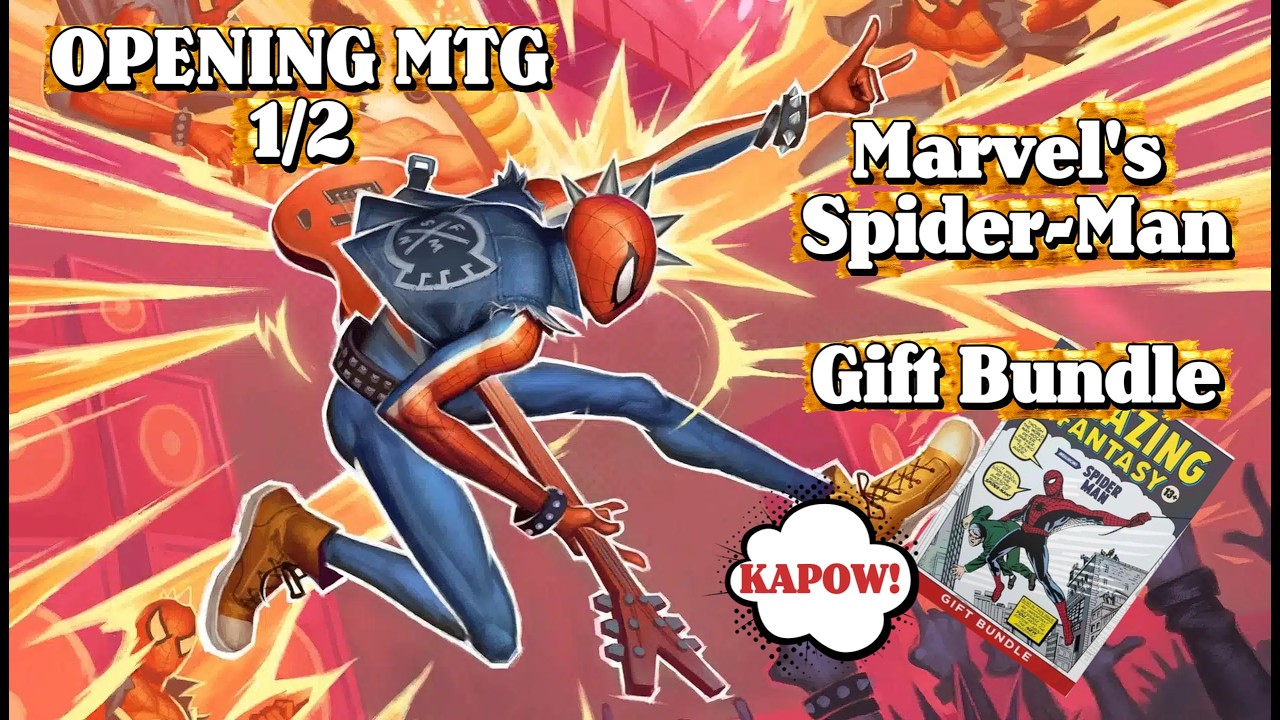 Opening MTG - Marvel's Spider-man Gift Bundle - YouTube