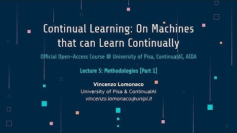 [Continual Learning Course] Lecture #5: Methodologies (Part 1)