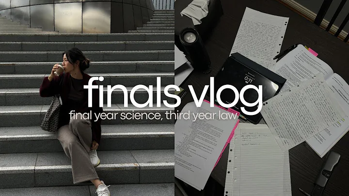 Law Student Finals Vlog 📚 study motivation, cramming season, uni vlog, usyd science law, study tips