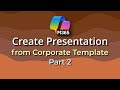 How to use corporate branded template with Copilot in PowerPoint - Part 2