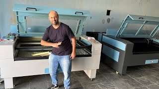 Máquinas Laser De 2 Bicos Cortando Mdf Ldo 6Mm Corte Limpo E Preciso Vg Laser 11 966411826