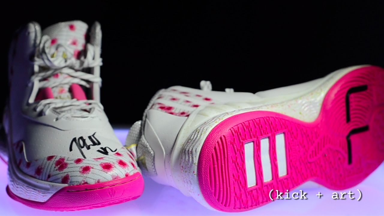 Kick Art- Adidas J Wall 1 "Cherry Blossoms" (John Wall)