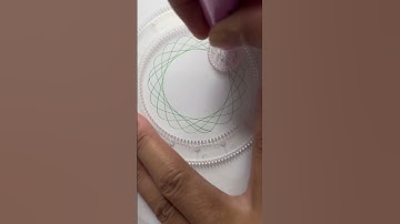 Rhythm of the Line✨線のリズム🐛선의 리듬 #asmr #art #satisfying #spirograph #relaxing #drawing
