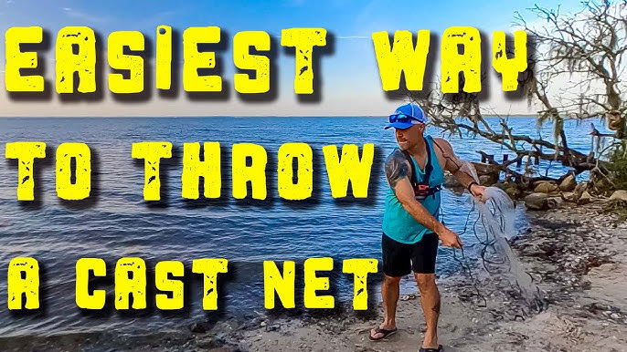 How to throw a cast net! Literally the SIMPLEST TECHNIQUE! 