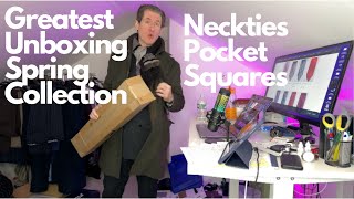 Unboxing Spring Summer Menswear Ties & How To Fold A Pocket Square. by SUITCAFE 337 views 1 year ago 17 minutes
