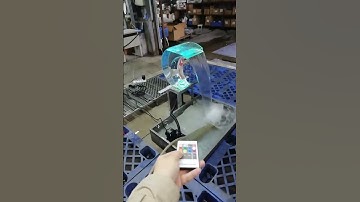 Test thử đèn led cho thác nước trang trí tiểu cảnh hồ bơi bể bơi