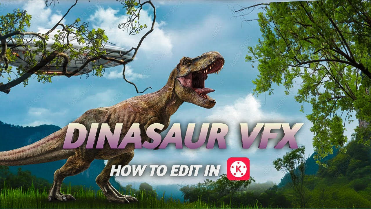 CGI dinosaur in Kinemaster full Tutorial || Official Sazid khan||