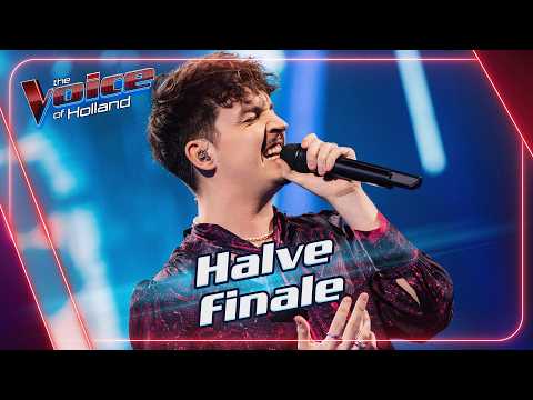 Ruben Hillen - 'Born With a Broken Heart' | The Voice of Holland | Halve Finale