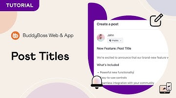 How to Add Titles to Activity Posts in BuddyBoss