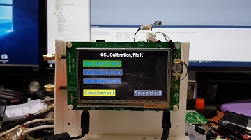 Setting and calibration test in EU1KY AA firmware CEC V0.5