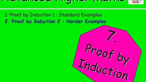 7.2 Proof by Induction 2: Harder Examples -  Advanced Higher Maths Lessons @MrThomasMaths
