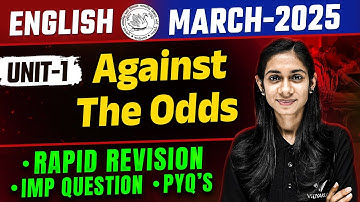 Std 10 English Unit 1 IMP Rapid Revision 🔥 | Board Exam 2025 IMP Revision | Dhruvi Maam