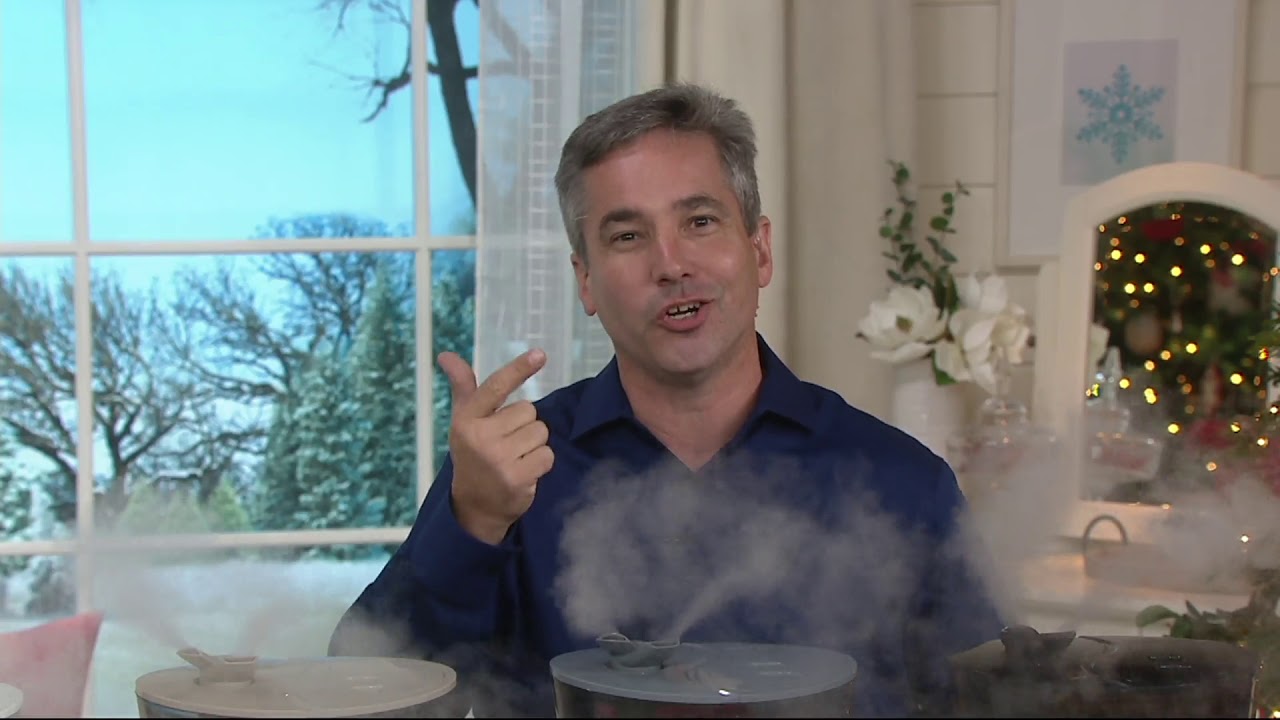 Air Innovations Clean Mist Top Fill Humidifier with Aroma Tray on QVC