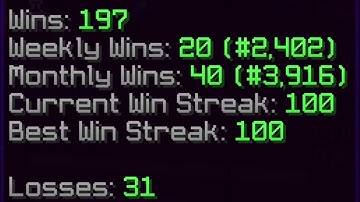 the best way to lose a 100 duels winstreak