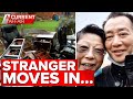 Shameless stranger moves into stranded family's home | A Current Affair