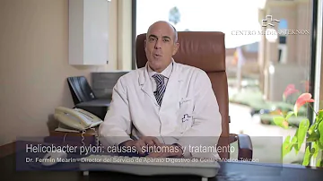 ¿Cuáles son los tres síntomas de una infección por H. pylori?