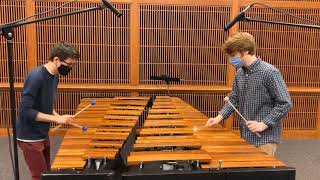 Philip Glass - Mad Rush (Marimba Duet)