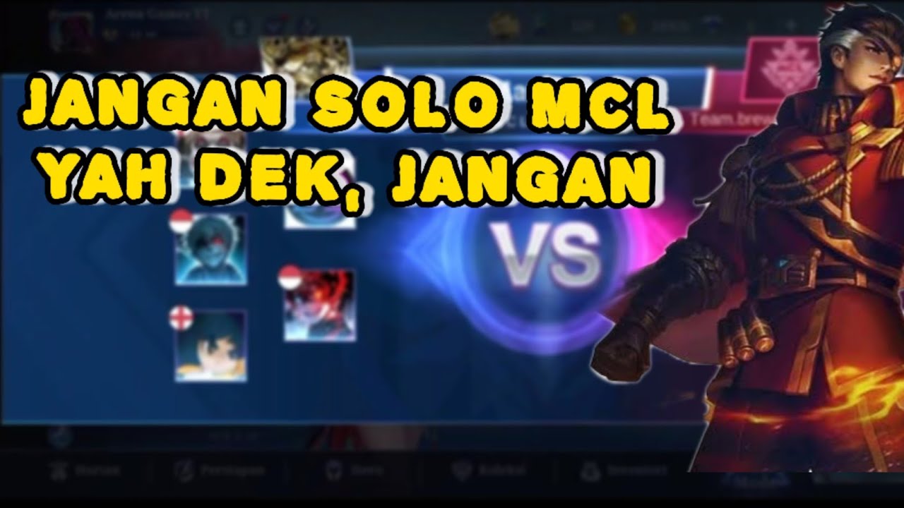 Gameplay valir solo di MCL !! Mobile legends gameplay
