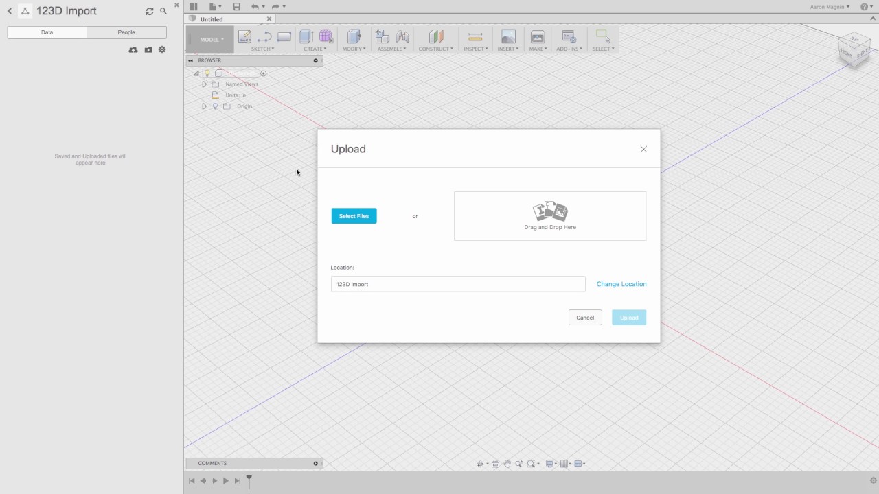 Download Fusion 360 for 123D -2 - Export 123D Files, Import to ...