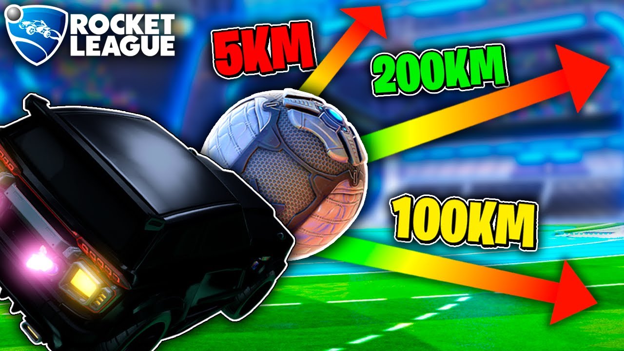 FIZ GOL EM TODAS AS VELOCIDADES DO ROCKET LEAGUE (ft faallcon)