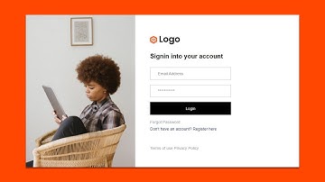 Complete Responsive Login Form Design Using HTML CSS | Beginner
