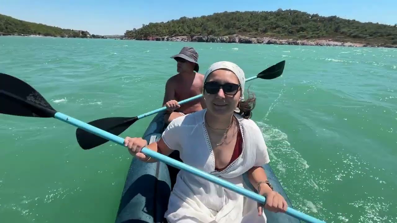 Ayvalık’ta Kano ile Rüzgara Yakalandık / Caught by the Wind While Canoeing in Ayvalık
