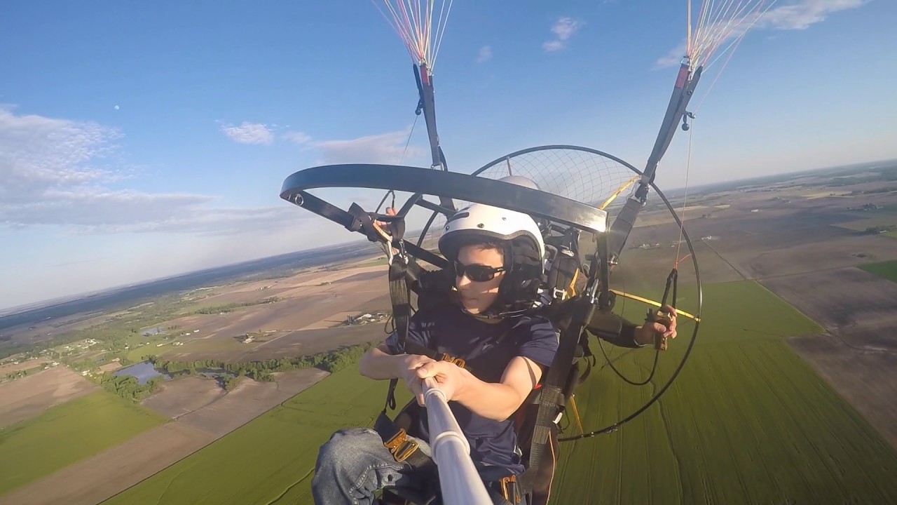 Alex in Powered Paragliding PPG tandem YouTube