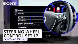Easy Guide to Set Up Sony Car Radios with Steering Wheel Controls!